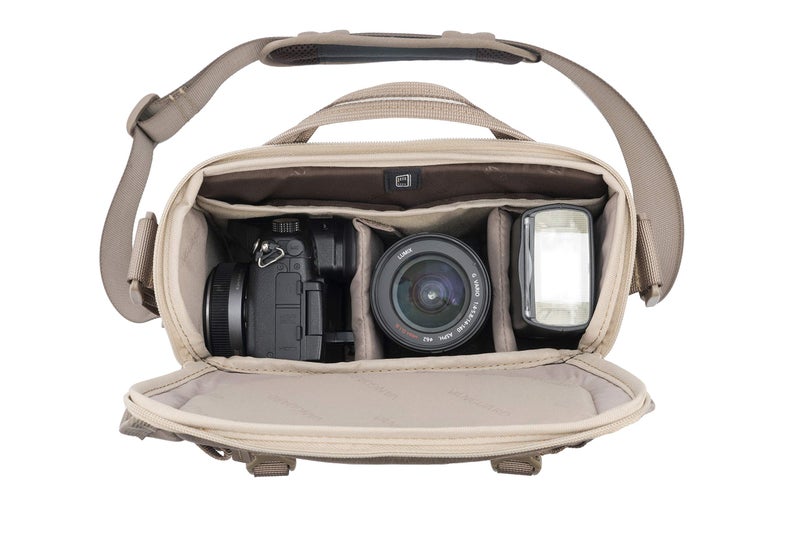 VANGUARD VEO RANGE21M BG Small Shoulder Bag for Mirrorless/CSC Camera, Beige - Image 3
